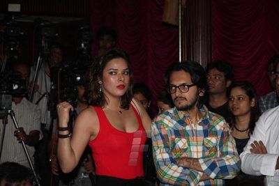 Actors Aditya Roy Kapur & Shraddha Kapoor at the first look launch of 'AASHIQUI 2'