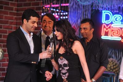 Actress Amisha Patel and Kuunal Goomer launches her venture Desi Magic
