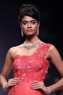 Auritra Ghosh in India International Jewellery Week