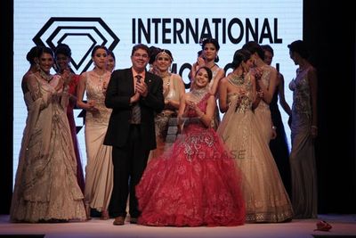 Auritra Ghosh in India International Jewellery Week