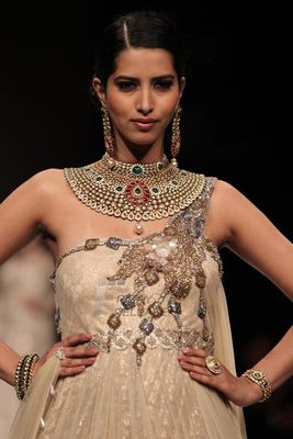 Auritra Ghosh in India International Jewellery Week