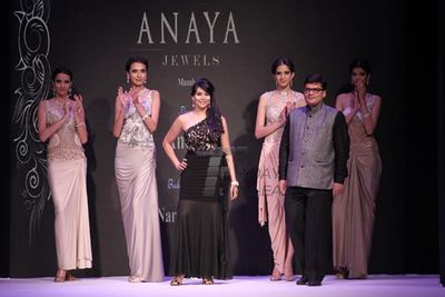 Auritra Ghosh in India International Jewellery Week