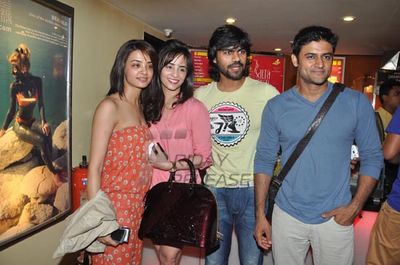 B-town personas at the premiere of sci-fi 'Shree'