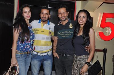 B-town personas at the premiere of sci-fi 'Shree'