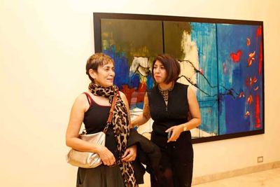 Bollywood celebrities at Jaya Lamba's art show Art and Soul in Mumbai