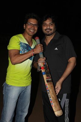 Music maestros of the Bollywood at Kailash Kher's initiative friendly cricket match