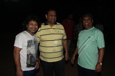 Music maestros of the Bollywood at Kailash Kher's initiative friendly cricket match