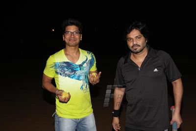 Music maestros of the Bollywood at Kailash Kher's initiative friendly cricket match