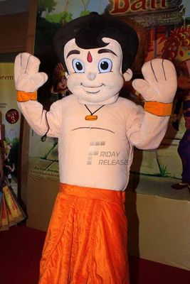 The Press conference of animated film 'Chota Bheem and Throne of Baali'