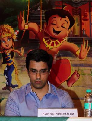 The Press conference of animated film 'Chota Bheem and Throne of Baali'