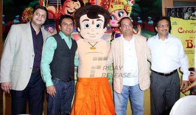 The Press conference of animated film \'Chota Bheem and Throne of Baali\'
