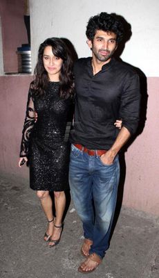 Versatile actress Vidya Balan at the special screening of 'Aashiqui 2'.