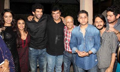 Versatile actress Vidya Balan at the special screening of 'Aashiqui 2'.
