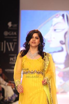 TV Celebs walk the ramp for Gitanjali Gems at IIJW 2013
