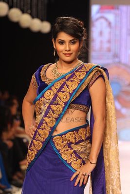 TV Celebs walk the ramp for Gitanjali Gems at IIJW 2013