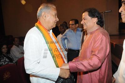 Anup Jalota's 'Jai Shree Krishna' launch by Hariprasad Chaurasia and Amar Singh