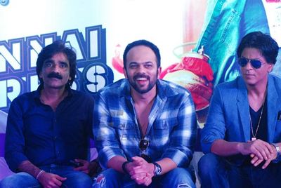 Shah Rukh Khan promotes 'Chennai Express' at K Lounge Store