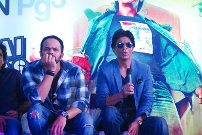 Shah Rukh Khan promotes 'Chennai Express' at K Lounge Store