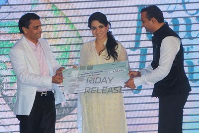 Genelia D'Souza, Zayed Khan, Pooja Mishra, Aryan Vaid at HVK Jewels Fashion Show