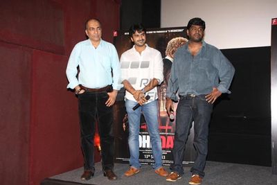 Randeep Hooda & Elena Kazan at film JOHN DAY press meet