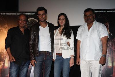 Randeep Hooda & Elena Kazan at film JOHN DAY press meet