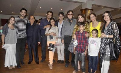 Bolly Celebs with family at the WISDOM charity event for Sankalp Rehabilitation Trust