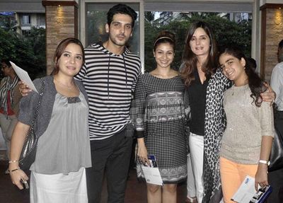 Bolly Celebs with family at the WISDOM charity event for Sankalp Rehabilitation Trust