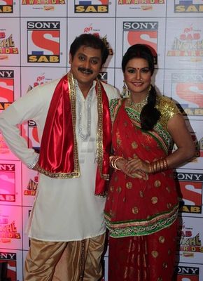 TV Celebs at SAB KE ANOKHE AWARDS 2013