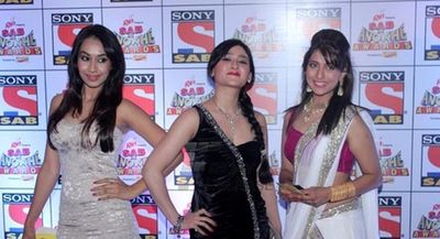 TV Celebs at SAB KE ANOKHE AWARDS 2013