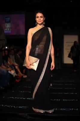 Bolly Celebs at Designer Anita Dongre's show at the LFW Winter Festive 2013