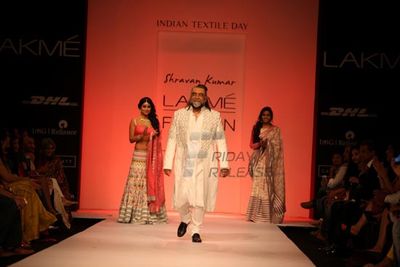Shriya Saran, Smithaa, Prahlad Kakkar walk the ramp at LFW Winter Festive 2013