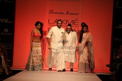 Shriya Saran, Smithaa, Prahlad Kakkar walk the ramp at LFW Winter Festive 2013