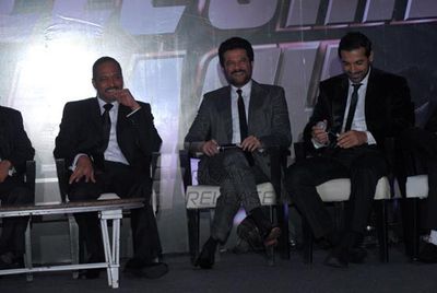 John Abraham, Shruti Haasan, Nana Patekar, Anil Kapoor at film 'WELCOME BACK' launch