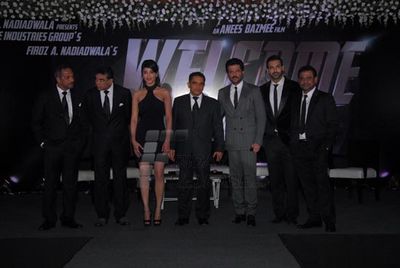 John Abraham, Shruti Haasan, Nana Patekar, Anil Kapoor at film 'WELCOME BACK' launch