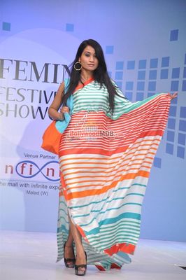 Mona Singh walks the ramp during the launch of Tangerine Home Couture