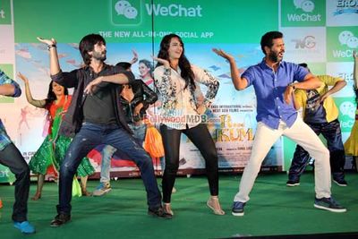 Sonakshi Sinha & Shahid Kapoor at 'R...Rajkumar' promotions