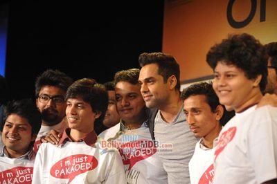 Abhay Deol with Preeti Desai at film 'ONE BY TWO' first look launch