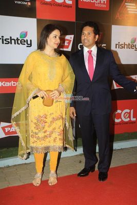 Sachin Tendulkar with Bolly & South Celebs at the launch of CCL Season 4