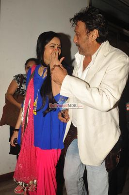 Jackie Shroff and Padmini Kolhapure at the 'Star Dance and Fitness Academy' event for NGO kids