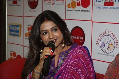 Bhupinder Singh and Mitali Singh attend the press meet for Gazal singer late Jagjit Singh's birth anniversary concert.