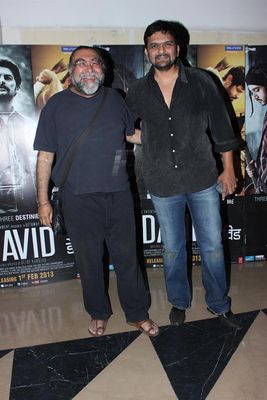 Bollywood actors Abhishek Bachchan, Neil Nitin Mukesh, Shilpa Shetty, Isha Sharvani , Monica Dogra and Zarine Khan were present at the premiere show of Bejoy Nambiar's new film 'David'.