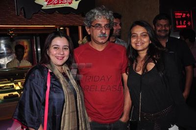 Bollywood actors Abhishek Bachchan, Neil Nitin Mukesh, Shilpa Shetty, Isha Sharvani , Monica Dogra and Zarine Khan were present at the premiere show of Bejoy Nambiar's new film 'David'.