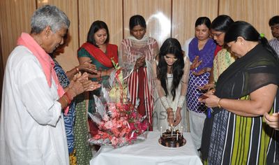 Bollywood beauty Sherlyn Chopra celebrated her birthday with the sex workers