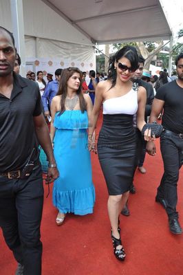 Bollywood beauty Sherlyn Chopra was present at the prize distribution ceremony of McDowell Signature Premium Indian Derby 2013.