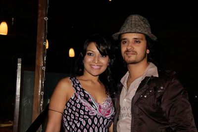 Bollywood celebrities attend the first production launch of Karanvir Bohra and Teejay Sidhu.