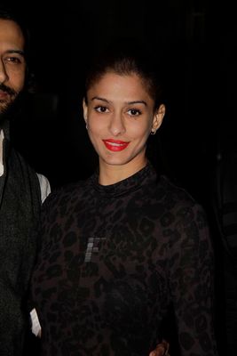 Bollywood celebrities attend the first production launch of Karanvir Bohra and Teejay Sidhu.