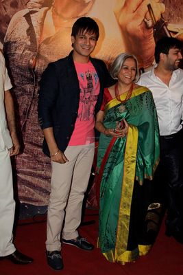 Bollywood celebrities attend the premiere of the film Zila Ghaziabad.