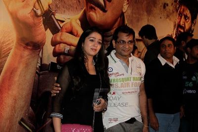 Bollywood celebrities attend the premiere of the film Zila Ghaziabad.