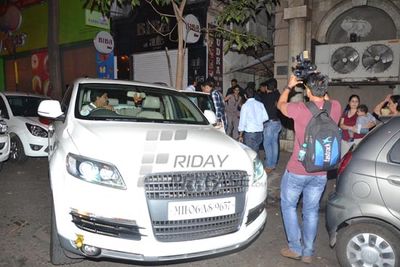 Bollywood celebrities Kajol and Shekhar Kapur at the launch of Anish Tripathis book THE OATH OF THE VAYUPUTRAS at the Crossword Store
