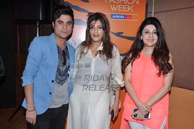 Famous Designers attend the Lakme Fashion Week Summer/Resort 2013 press meet at Hotel Grand Hyatt